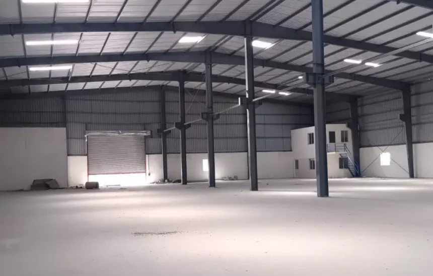 35000 Sq.ft industrial Shed for rent in Sanand.