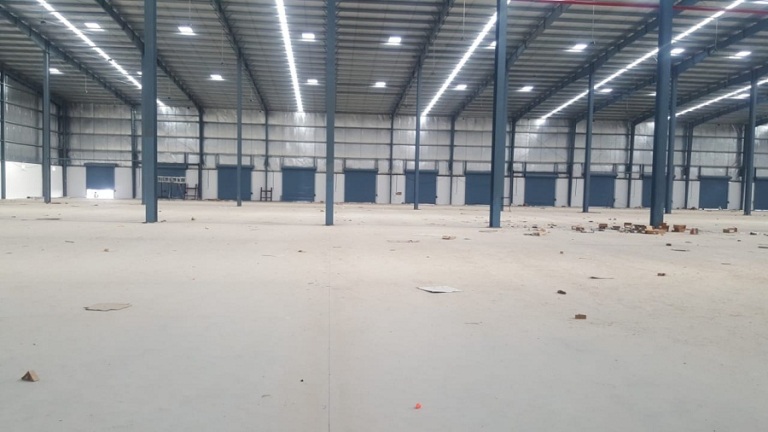 50000 Sq.ft Industrial Shed on Lease in Ahmedabad.
