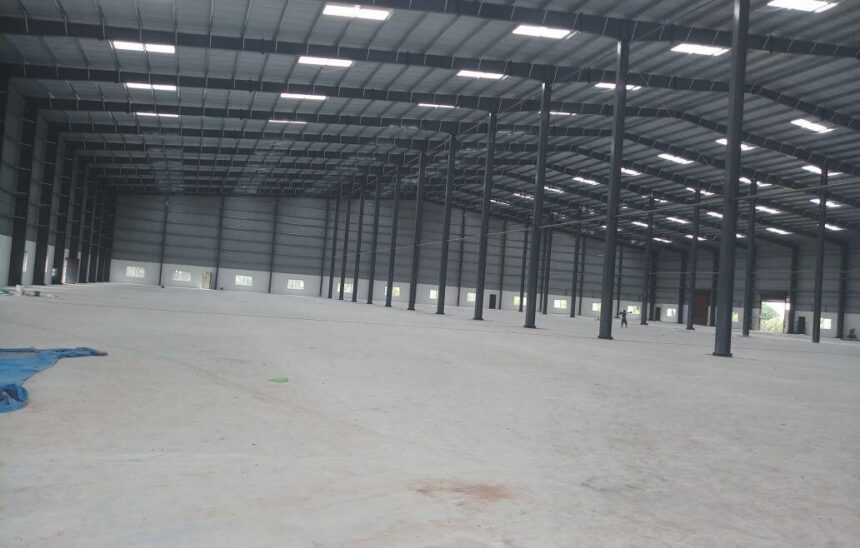 120000 Sq.ft Industrial Shed For Rent in Changodar